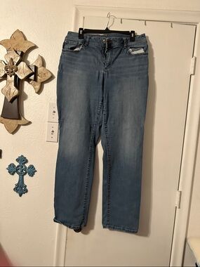 INC International Concepts Women's Medium Blue Straight-Leg Jeans